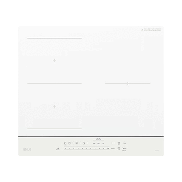 LG 디오스 오브제컬렉션 와이드존 전기레인지 (화이트,베이지,핑크)