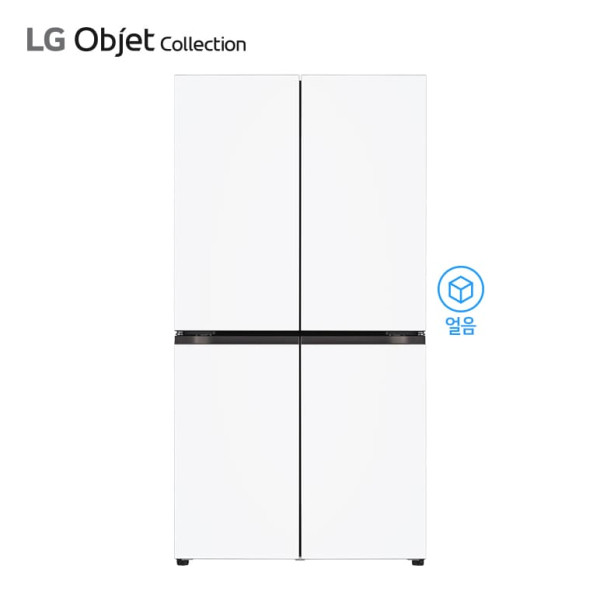 LG 디오스 오브제컬렉션 STEM 베이직 냉장고(크림화이트/크림화이트)