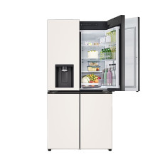 LG 디오스 오브제컬렉션 STEM 얼음정수 냉장고(매직스페이스, 베이지/베이지) 820L