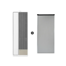 LG 휘센 오브제컬렉션 엣지 창호형 에어컨 5평형 (크림 화이트) + 90cm 연장 설치킷