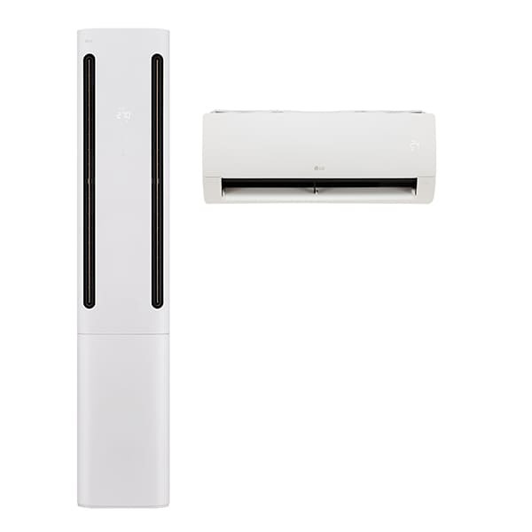 [LG] 휘센 오브제컬렉션 쿨 사계절에어컨 1시리즈 2in1 냉난방기 16평형+6평형 (에센스 화이트)
