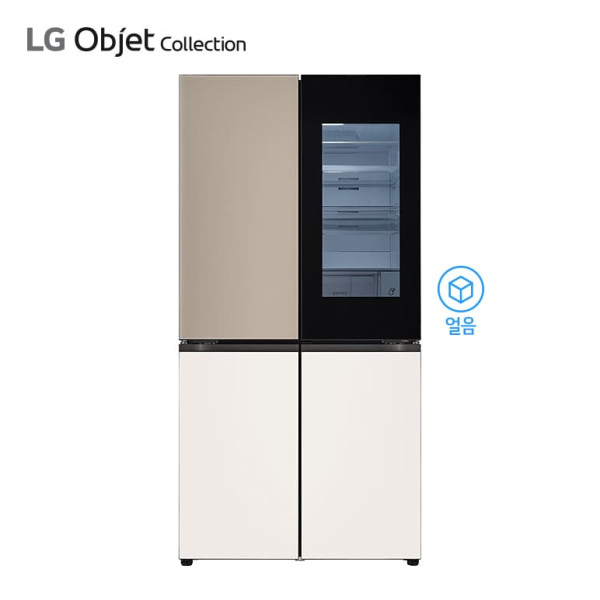 LG 디오스 오브제컬렉션 STEM 베이직 냉장고(노크온 매직스페이스) 860L