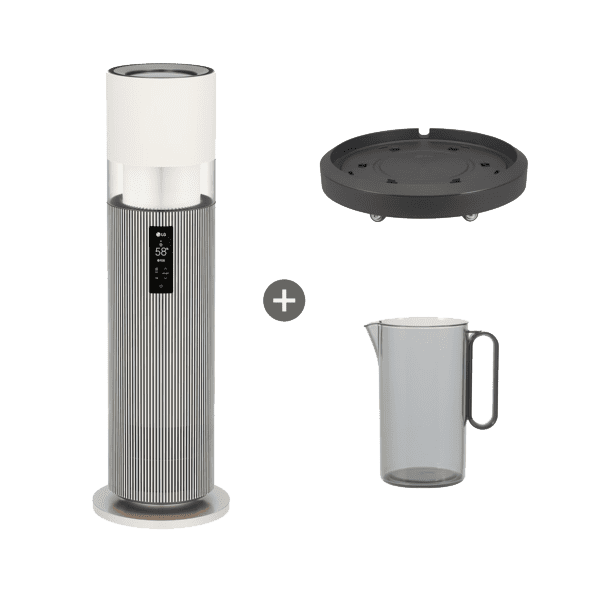 LG 퓨리케어 오브제컬렉션 하이드로타워 3세대+무빙휠+급수비커 세트 (정수필터 교체 12개월주기)