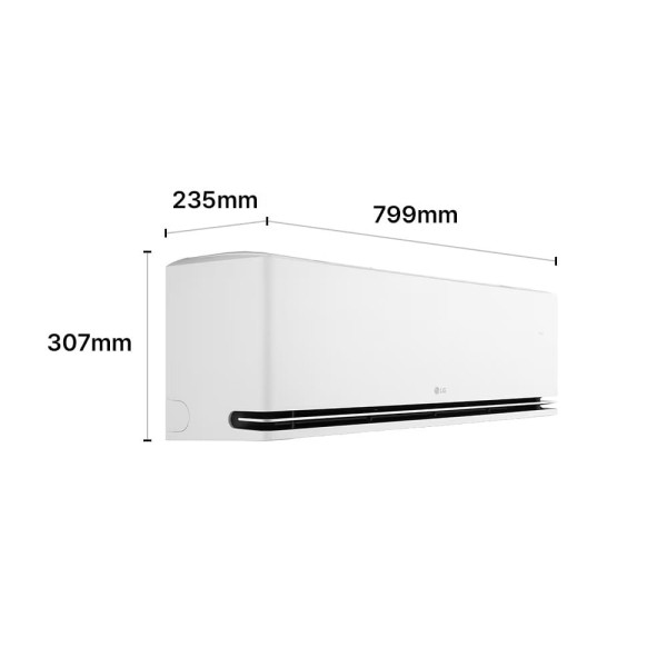 LG 휘센 AI 오브제컬렉션 듀얼쿨 벽걸이에어컨 22.8㎡ 1등급