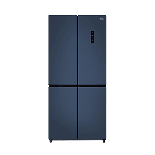 하이얼 글램글라스 4도어 냉장고 433L (베리 블루)
